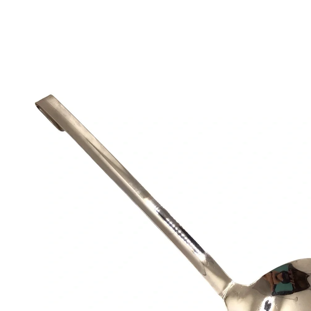 18/10 Stainless Steel Soup Ladle 12” Hanging Handle Kitchen Utensil